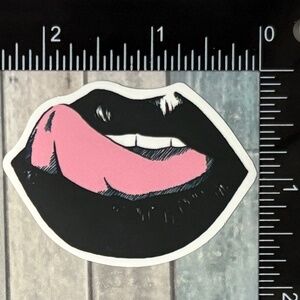 🌀10/$10🌀 Kiss Lips Reusable Waterproof Vinyl Sticker Decal